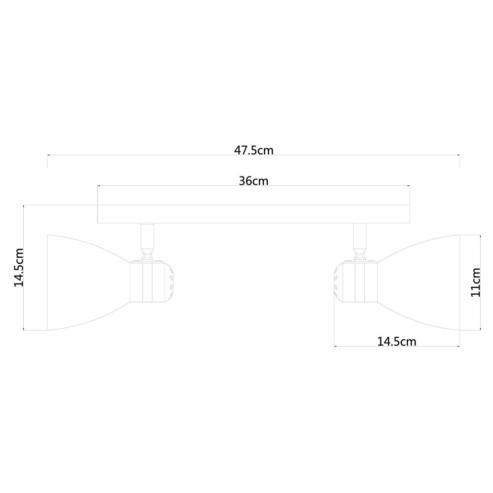 Спот Arte Lamp Mercoled A5049AP-2GY