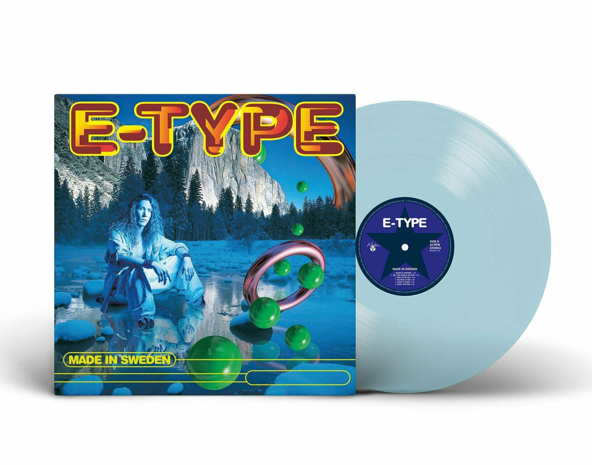 Виниловая пластинка E-Type - "Made In Sweden" (1994/2022) Limited Blue Vinyl