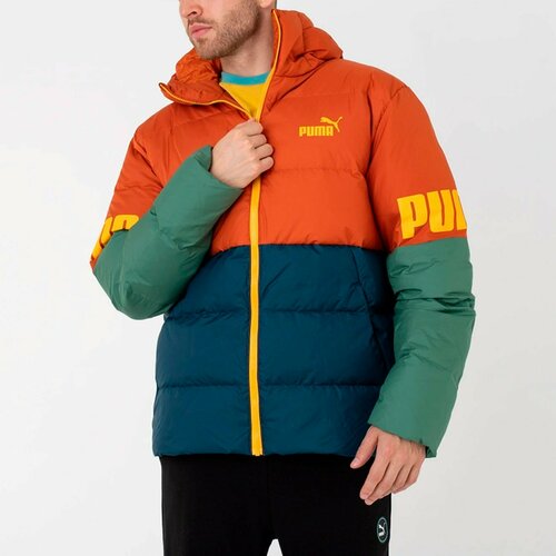 Куртка PUMA, размер L, синий/оранжевый