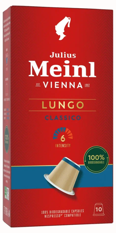 Кофе в капсулах Julius Mein Lungo Classico 10 шт