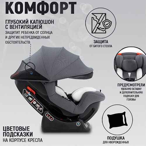 Автокресло Agex Voyage (0-25 кг) Black (Черный)