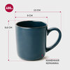 Фото #2 Кружки керамические, набор чашек для чая и кофе APOLLO 