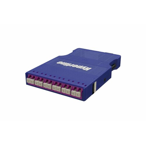 кассета для оптических претерминированных решений hyperline pptr css 2 6xdsc sm gn bl Кассета для оптических претерминированных решений 6 дуплексных портов LC/PC для многомодового кабеля синий корпус/маджента порты | код 236813 | Hyperline (1 шт.)