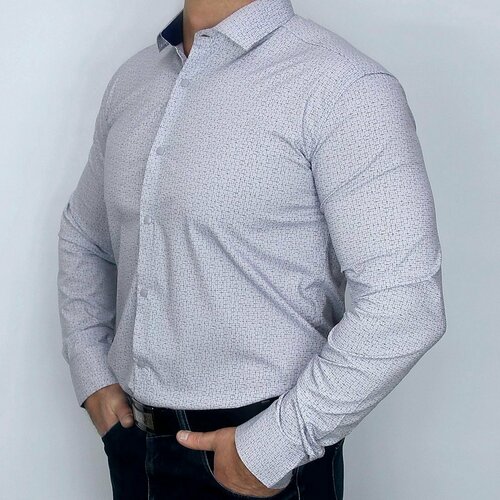 фото Рубашка hugo bitti, размер 3xl, серый