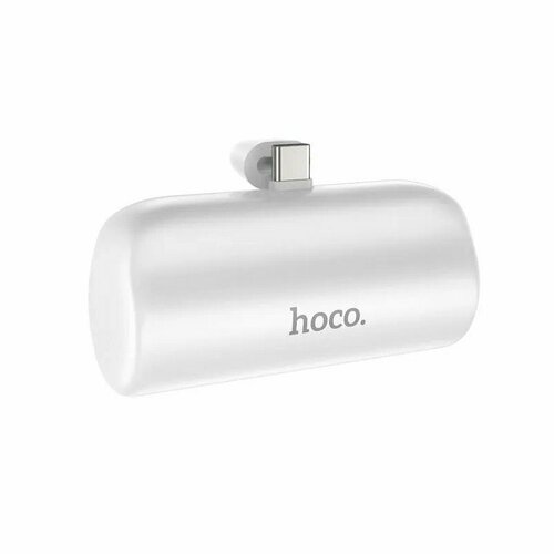 Внешний аккумулятор Hoco J106 встроенный кабель Type-C 5000 мАч белый 127000₽
