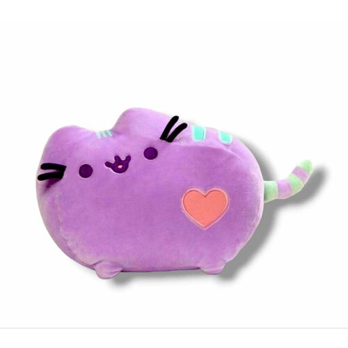 Мягкая игрушка кот Pusheen Пушин 22 см фиолетовый