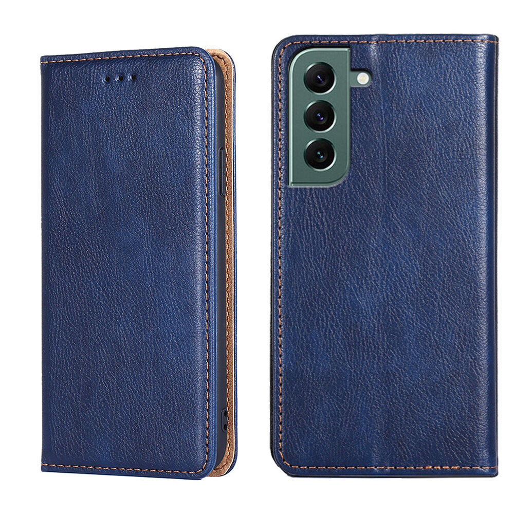 Чехол-книжка MyPads для
 Samsung Galaxy S22+ (SM-S906B) / Самсунг S22 Plus,(синий)