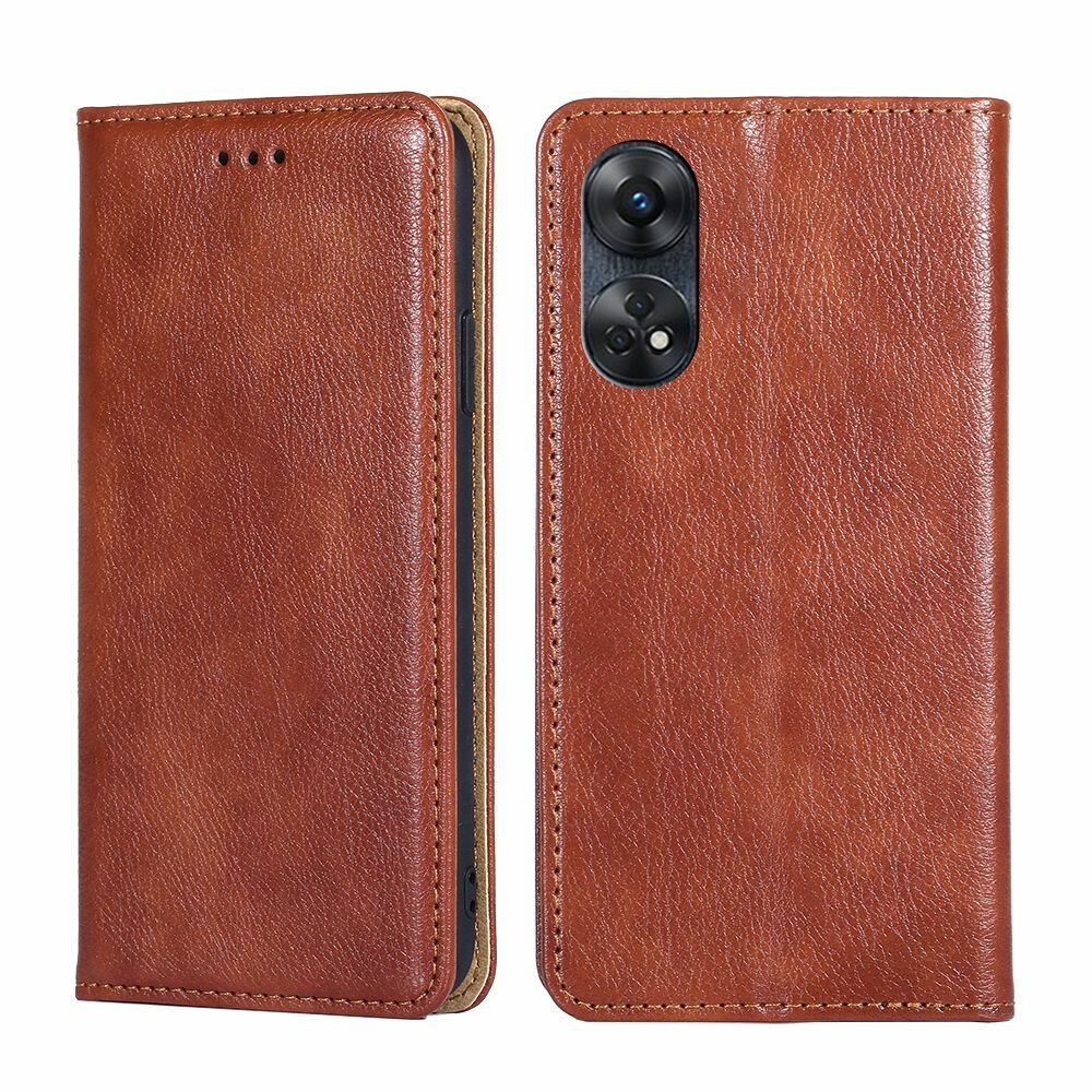 Чехол-книжка MyPads для
 Oppo Reno8 T 4G / Оппо Рено 8T 4G,(коричневый)