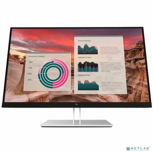 HP Монитор LCD HP 27 E27u G4 черный IPS 2560x1440 60Hz 5ms 178178 250cd 10001 8bit6bitFRC HDMI14 DisplayPort12 4xUSB32 USB-C32 VESA 189T3AA189T3AS комбинированная расцветка 5860800₽