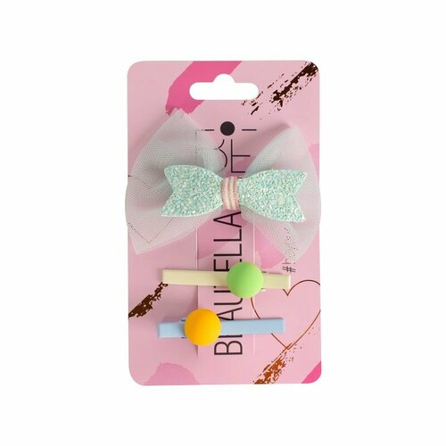 Набор аксессуаров для волос BEAUTELLA Princess 3шт. арт. KBH- 51 (СDHA-SET-03-03-green)