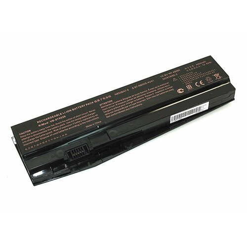 Аккумулятор для ноутбука Clevo N850HC 10.8V 4400mAh N850-3S2P OEM черная аккумулятор для ноутбука amperin для lenovo thinkpad t570 3s2p 01av427 10 8v 4400mah oem черная