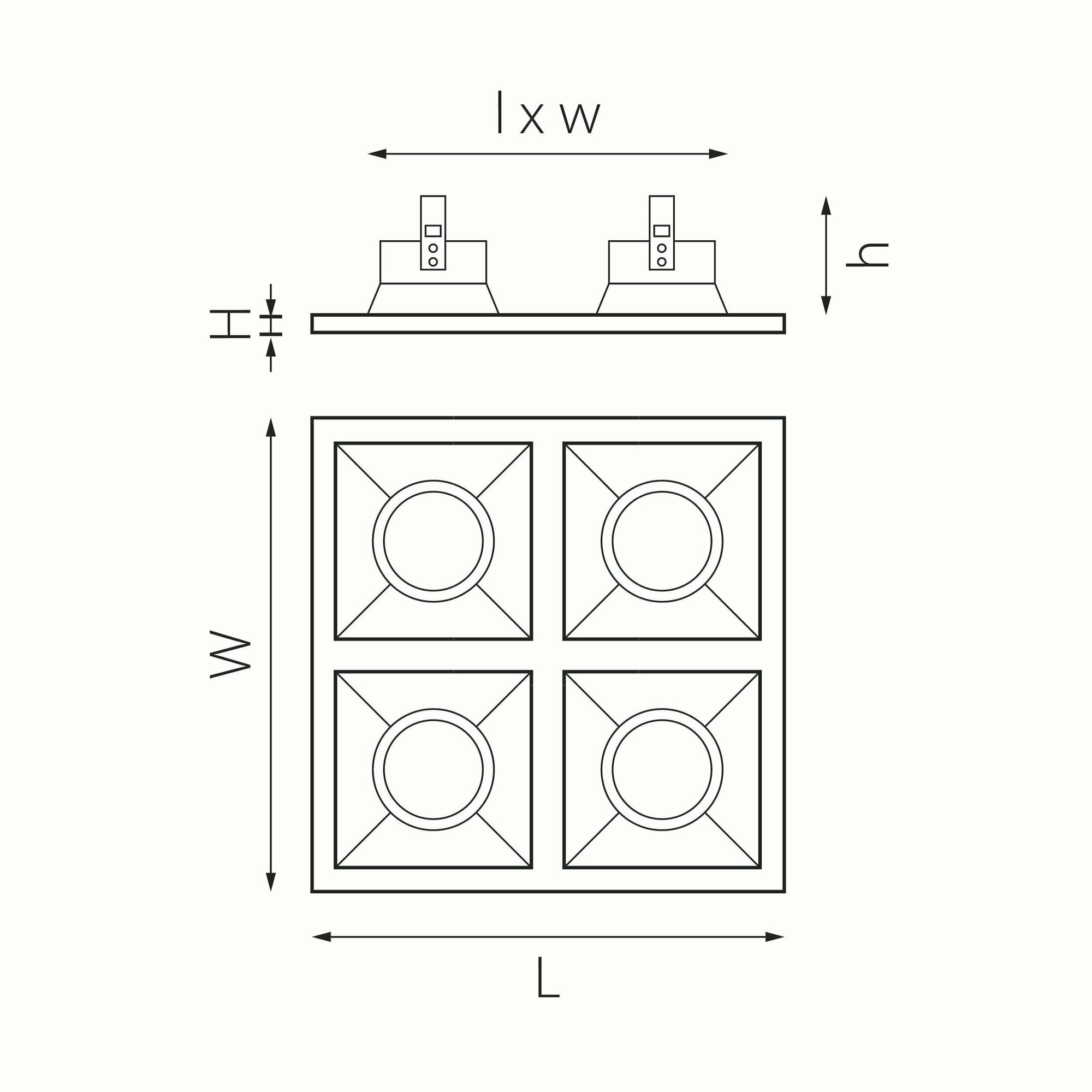 Встраиваемый светильник Lightstar Domino D54607070707 - фотография № 2