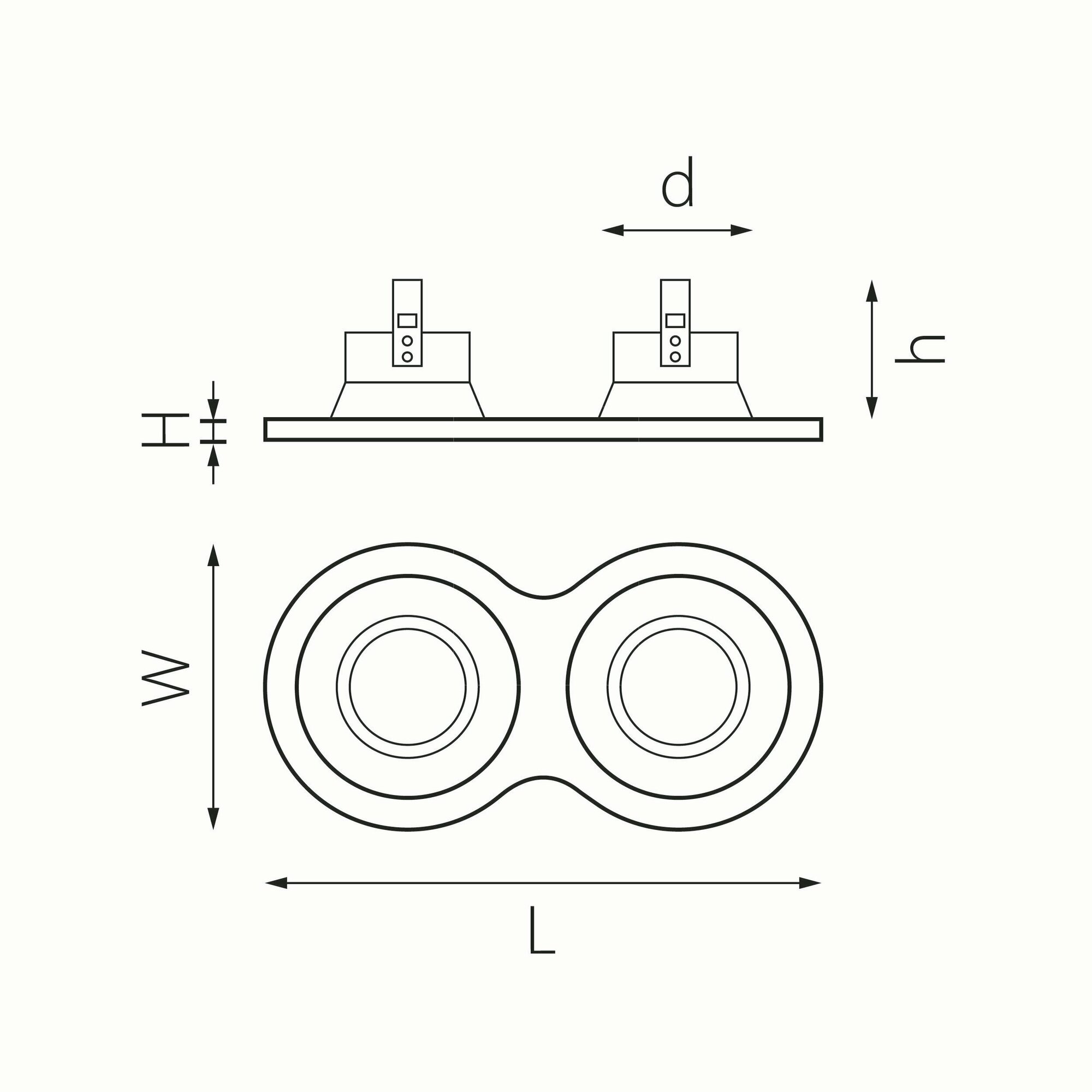 Комплект из светильников и рамки DOMINO Domino Lightstar D6230707 - фотография № 3