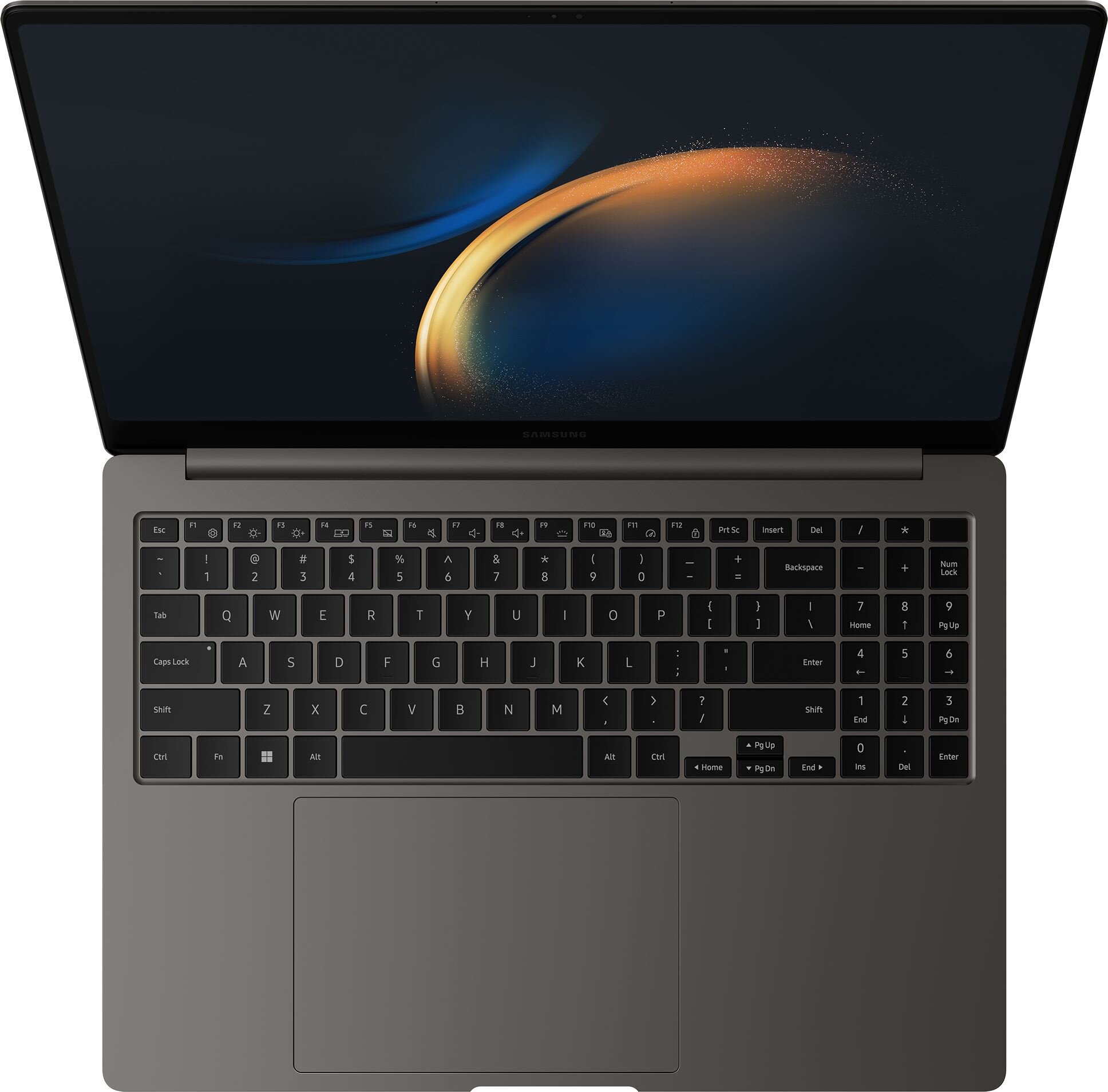 Ноутбук Samsung Galaxy book 3 NP960, 16", OLED, Intel Core i7 1360P, LPDDR5 16ГБ, SSD 512ГБ, Intel Iris Xe graphics, темно-серый (np960xfg-kc1in) - фото №8