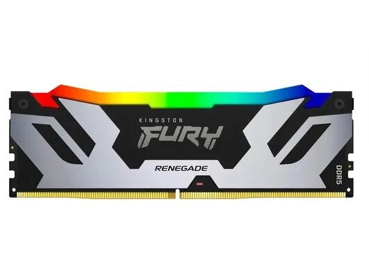 Оперативная память KINGSTON DDR5 32Gb 6000Mhz pc-48000 FURY Renegade Silver RGB XMP CL32 135V (KF560C32RSA-32)