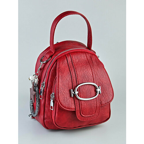 фото Рюкзак "6582-1", фактура зернистая, красный babak