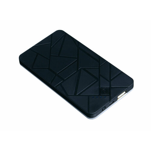 Универсальное зарядное устройство 4 000 MAH power bank под нанесение логотипа прямоугольной формы Черный Black PB_rombic_4000 120500₽