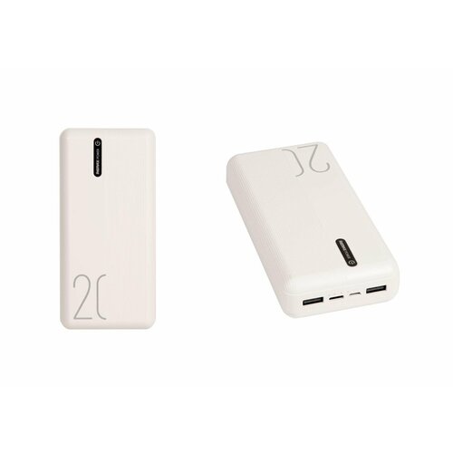 Powerbank / Внешний аккумулятор REMAX RPP-297 Lefen Series Power Bank, 2.1A, (20000mAh), белый rivacase va2280 20000mah с дисплеем белый внешний аккумулятор 24