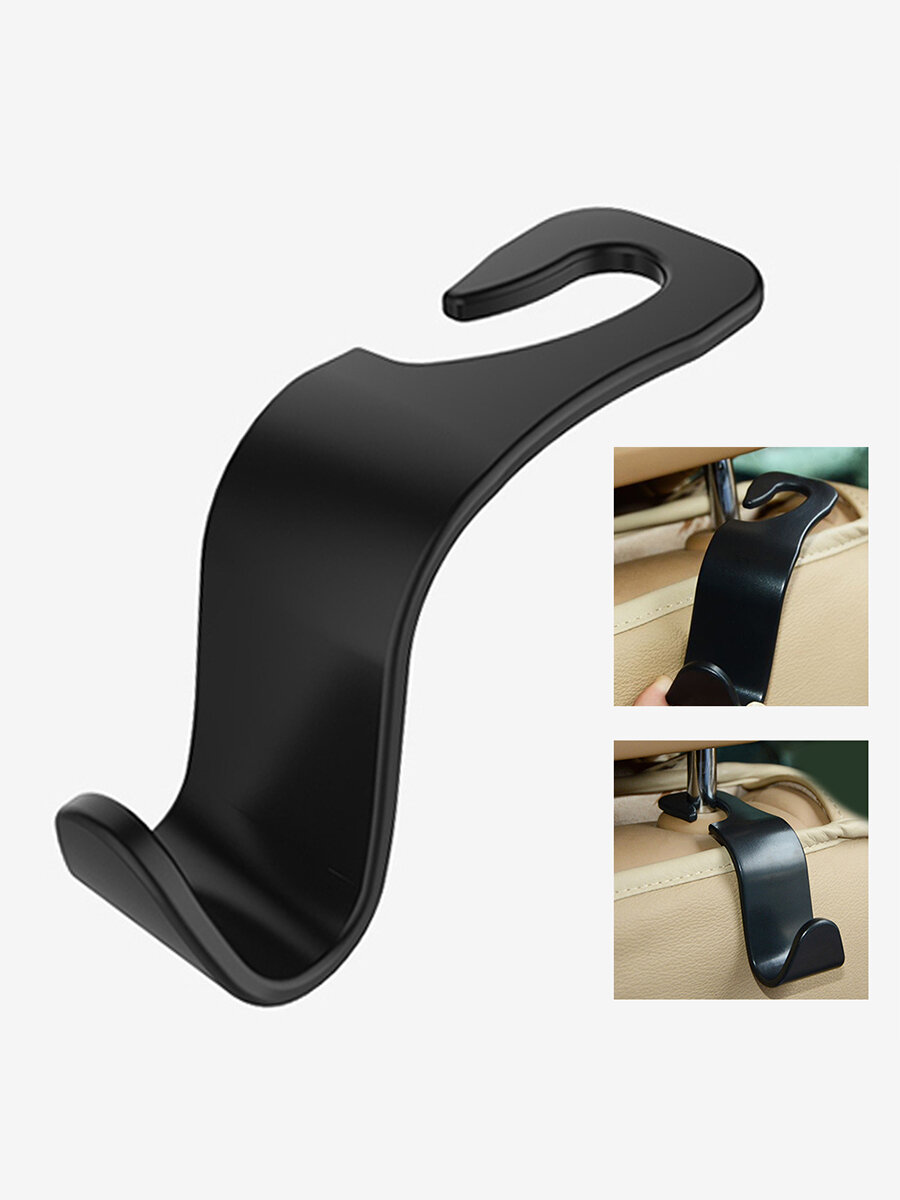 Автомобильный крючок на спинку сидения GSMIN SL15 (3 ) (Черный)