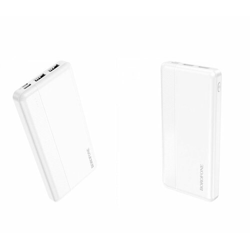 Powerbank Внешний аккумулятор BOROFONE BJ24 Freeway Power bank 21А 10000mAh белый 169900₽