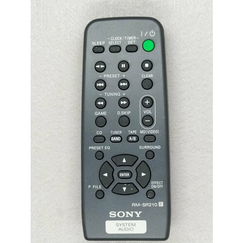 пульт sony rm amu053 для музыкального центра mhc ec69 mhc gt555 mhc ec79 Оригинальный Пульт д-у Sony RM-SR210