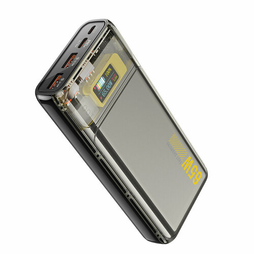 Универсальный Доп Аккумулятор 20000mAh Q13 HOCO выход 2USB 225W1 PD 65W черный 530000₽