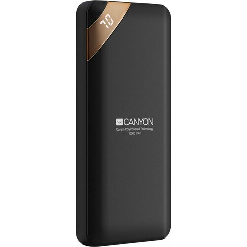 Внешний аккумулятор CANYON PB-102 10000 мАч черный 146000₽