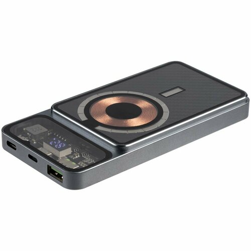 Магнитный беспроводной аккумулятор Cooper Prime 10000 мАч темно-серый 649600₽