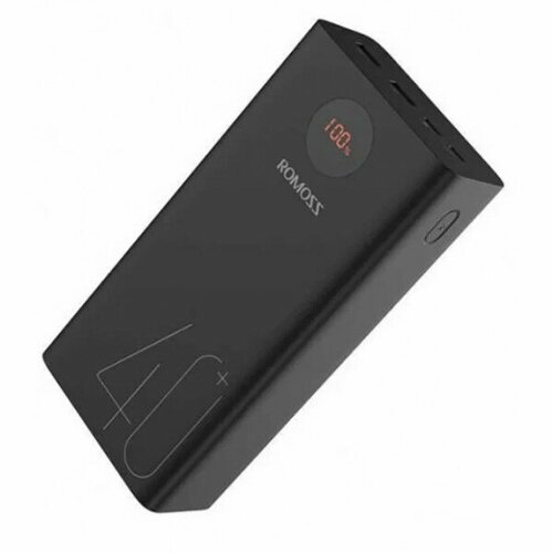 Мобильный аккумулятор Romoss PEA40 Li-Pol 40000mAh 3A+2.1A черный 2xUSB