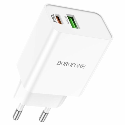 Сетевое зарядное устройство Borofone 2USB BA69A PD20W+QC3.0 сетевое зарядное устройство для телефона usb earldom 2 4a 2usb выхода