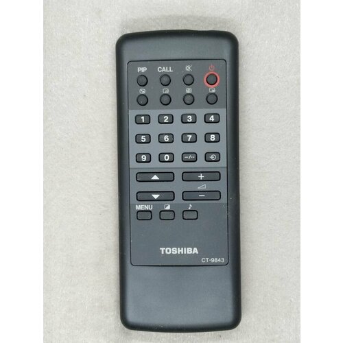 Оригинальный Пульт д-у Toshiba CT-9843 пульт ду huayu ct 9856 для toshiba 2162 toshiba 2185xr bazooka toshiba 25gp40 toshiba 25gs10 toshiba 25gx30 черный