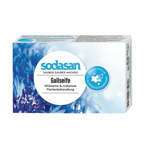 Мыло с желчью для удаления пятен 100 г Sodasan Содасан 395₽