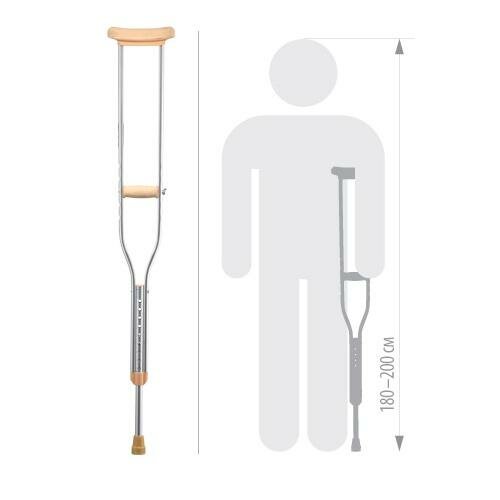 Костыли B.Well Rehab WR-311 L - фото №19
