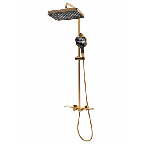 Душевая система с термостатом Hansberge H5055GO Золото