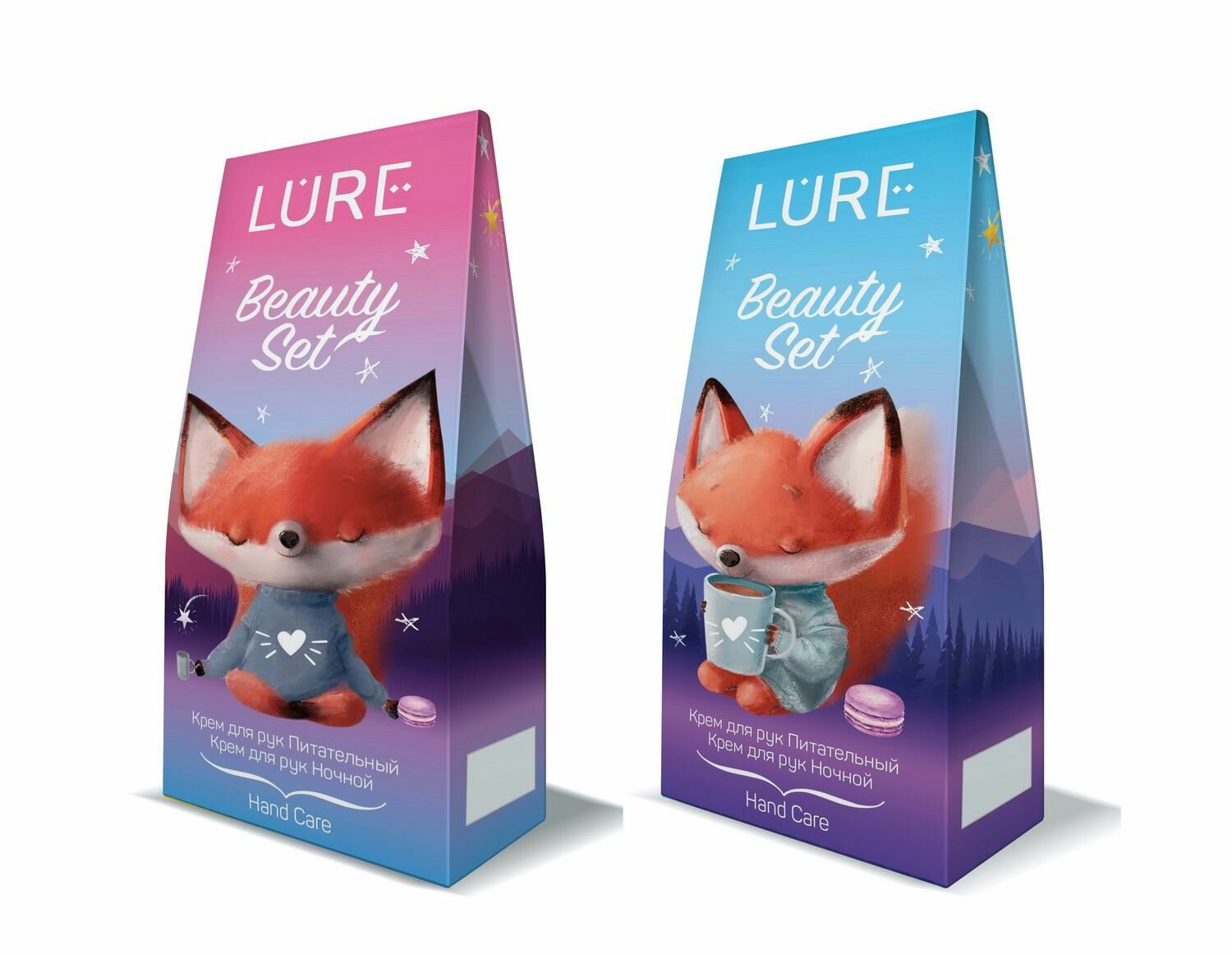 фото Подарочный набор LURE HAND CARE: BIO-крем для рук Питательный с маслом ши и D-пантенолом 40 мл + BIO-крем для рук Ночной 40 мл