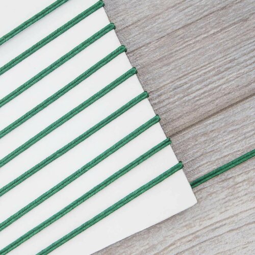 Шнур-сутаж для шитья, темно-зеленый, 50 м, 1 упаковка