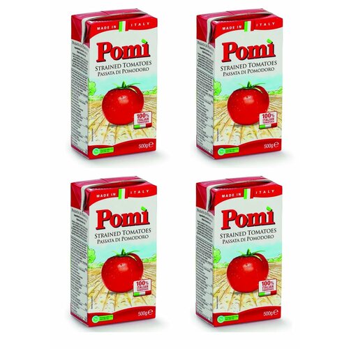 Помидоры протертые Pomi, 500гр * 4 шт