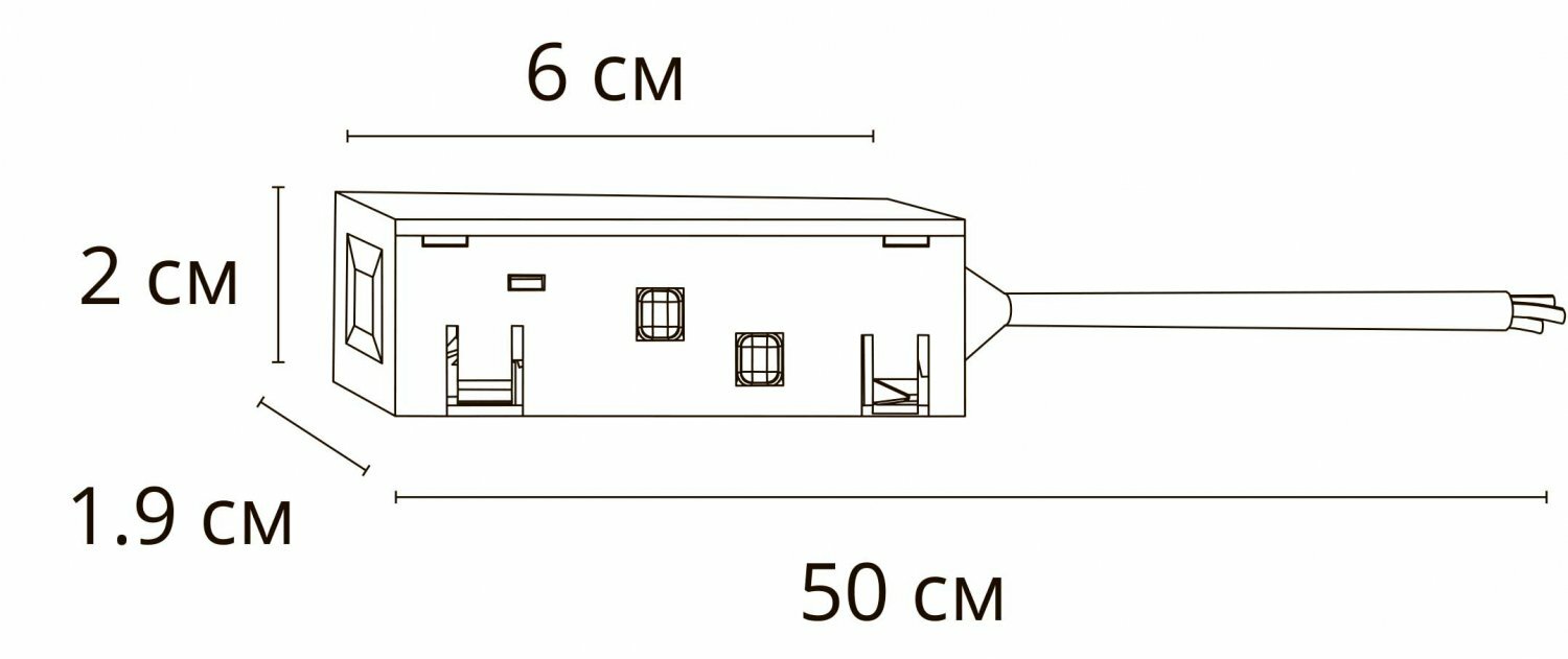 Коннектор-токопровод для шинопровода Arte Lamp Linea-accessories A481106