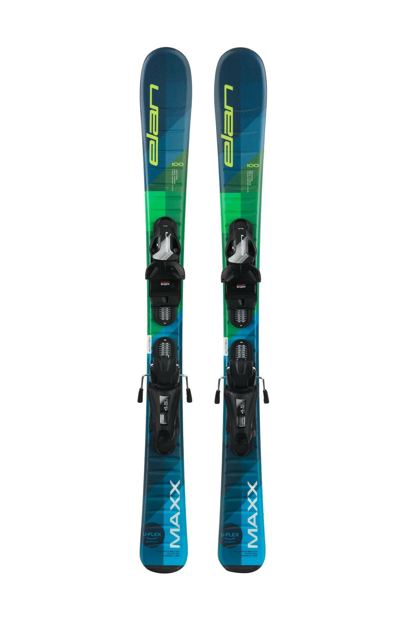 Горные лыжи с креплениями ELAN Maxx Jrs 70-90 + El 4.5 Shift (см:80)