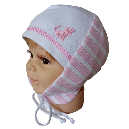 Чепчик Бастет, размер 46, белый