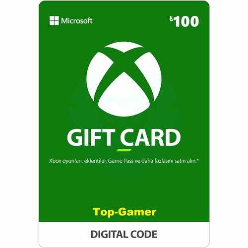 Пополнение кошелька Xbox на 100 TL – электронный ключ Турция