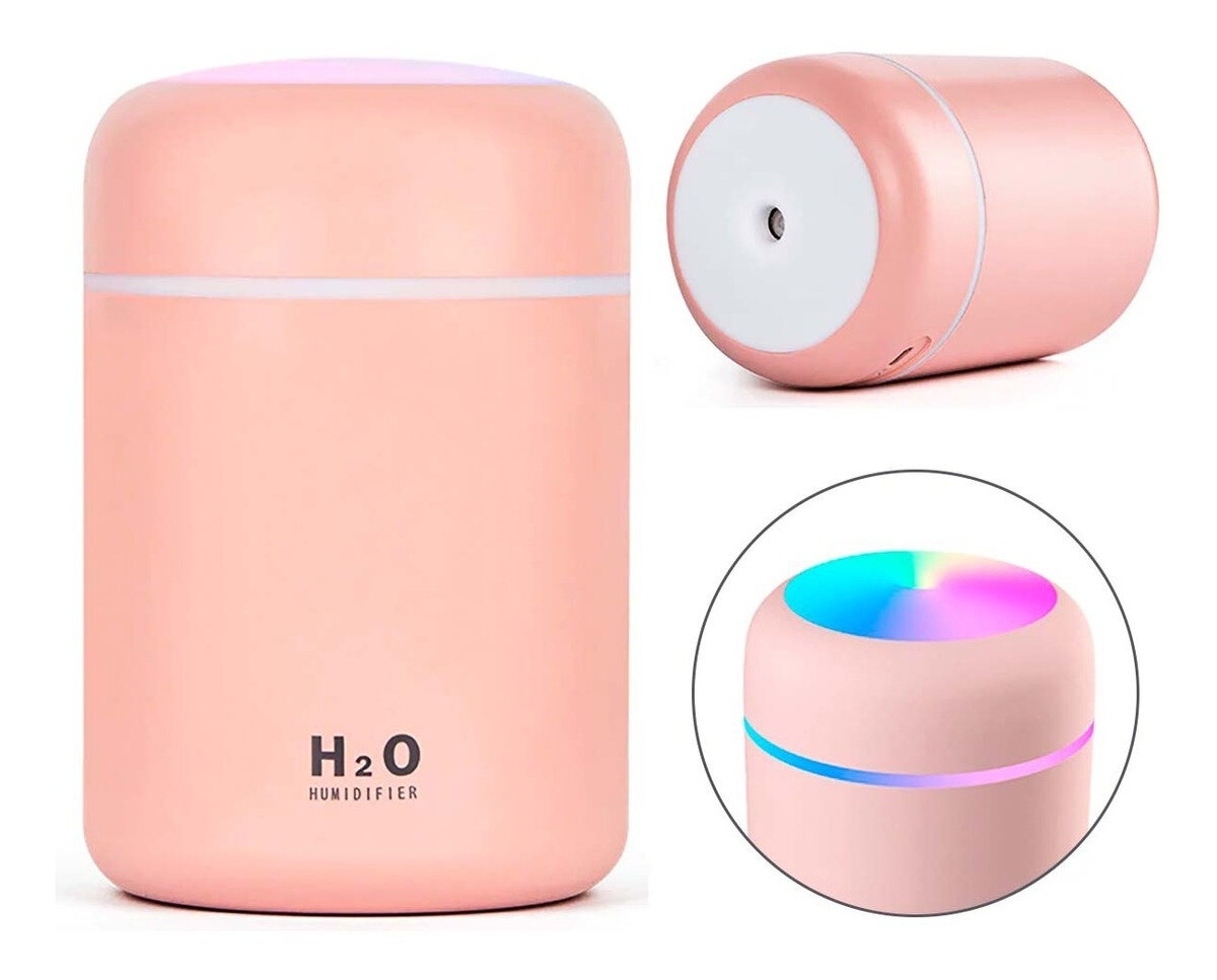 Аромадиффузор-ночник Humidifier H2O, розовый