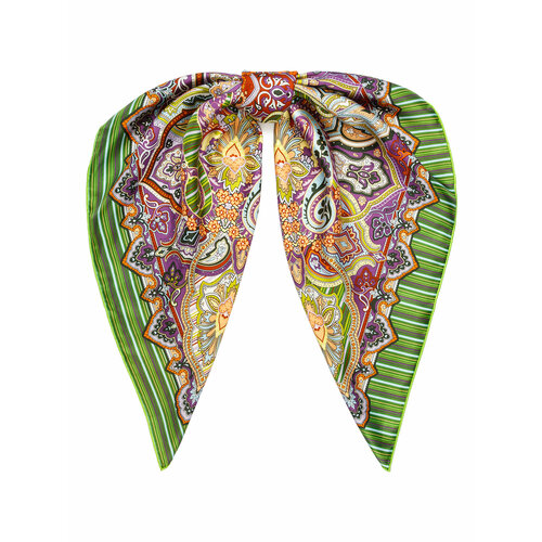 фото Платок eleganzza,90х90 см, фиолетовый