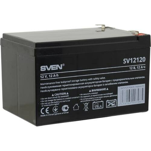 Аккумуляторная батарея SVEN SV12120 12В 12 А·ч — фото 13