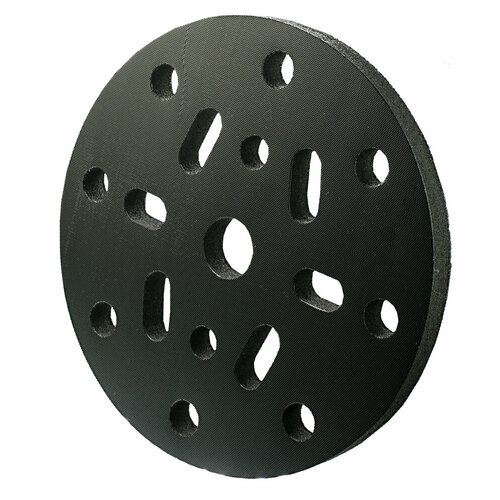 Подложка промежуточная мягкая (черная) ICAR Soft, толщина 10 мм, 15 отверстий, 150 мм
