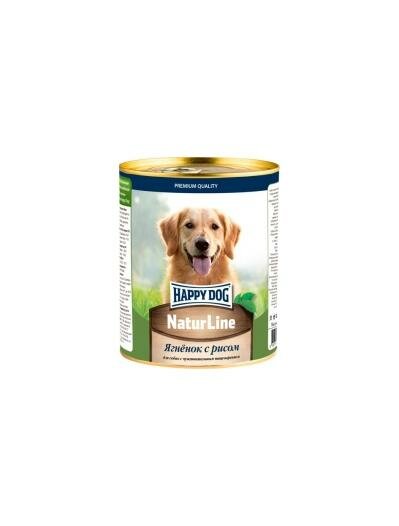 Happy dog Консервы для собак Ягненок с рисом 0,97 кг 52440 (2 шт)