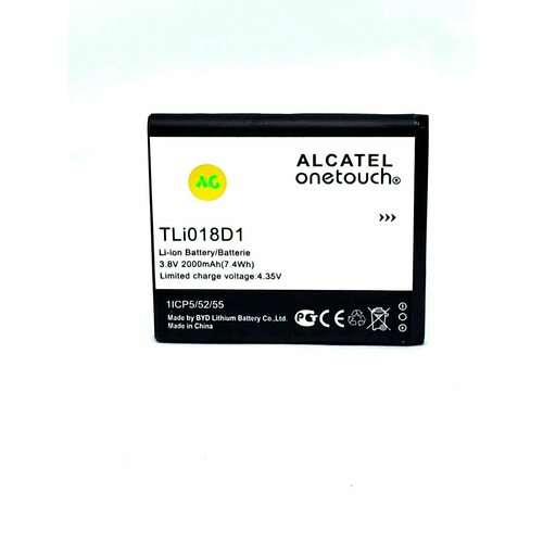 аккумулятор для alcatel ot5015 5038 cab1800011c1 tli018d1 100%orig Аккумуляторная батарея TLi018D1 для телефона Alcatel One Touch 5038D POPD5