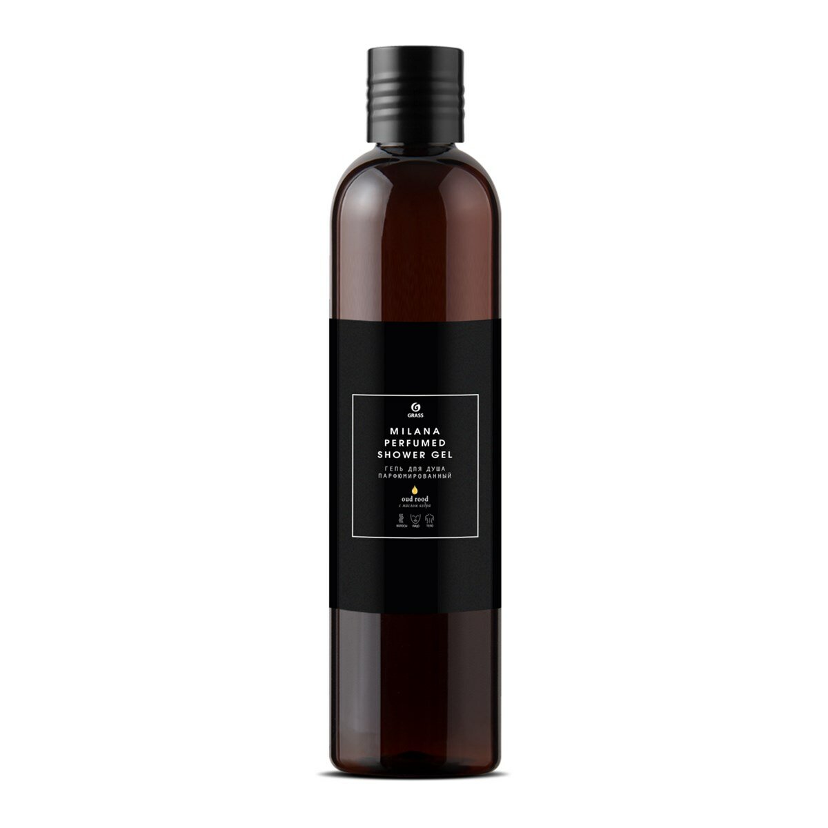 Парфюмированный гель для душа Milana Oud Rood (флакон 350мл) GraSS арт. 125659