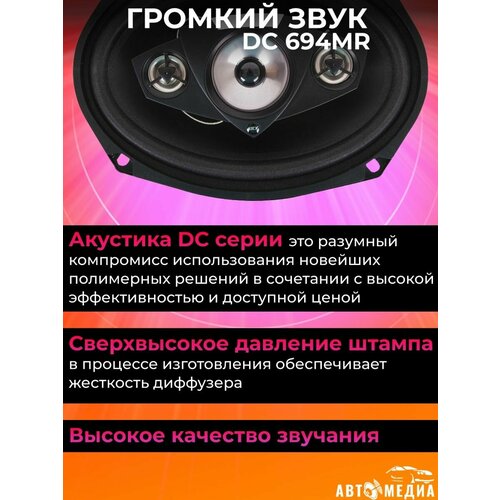 Колонки автомобильные DC 694MR 2 шт 417500₽