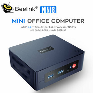 Фото Мини-компьютер Beelink Mini S Intel Intel 11th Gen N5095 Windows 11 8/256Гб